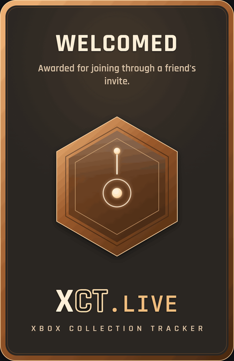 Welcomed card