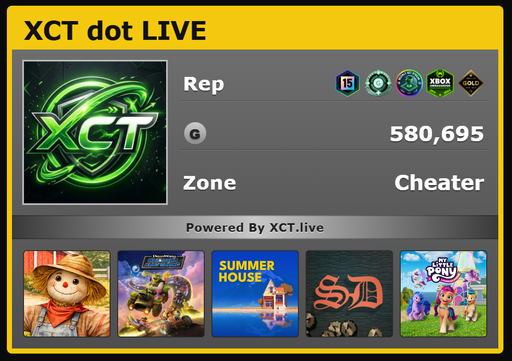 XCT gamercard